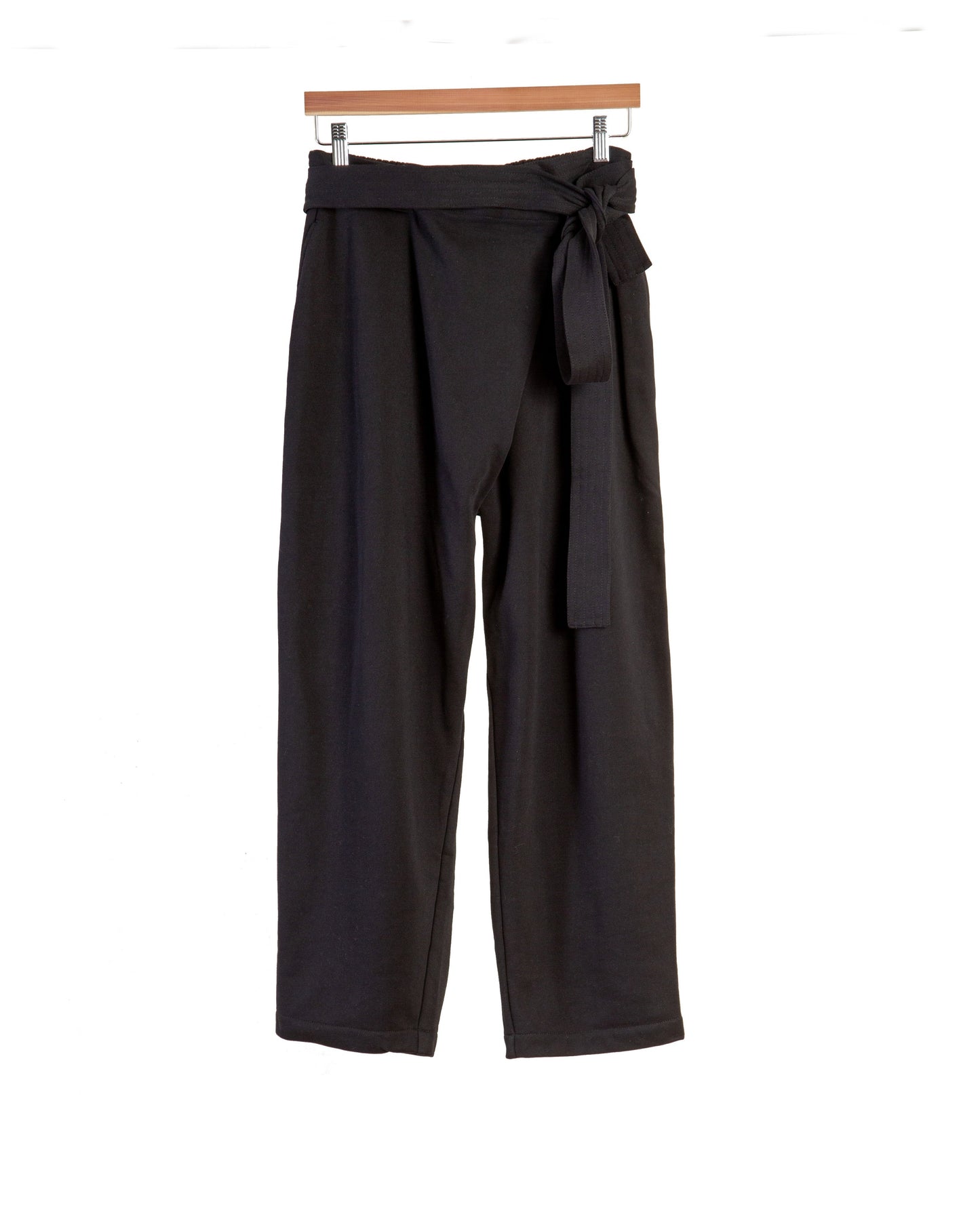 Black Tie Wrap Sweatpant by Mind Less