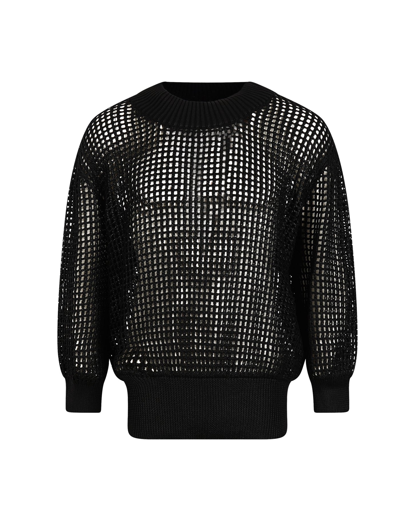 Flat Lay of Fisherman Knit Sweater by Mind Less