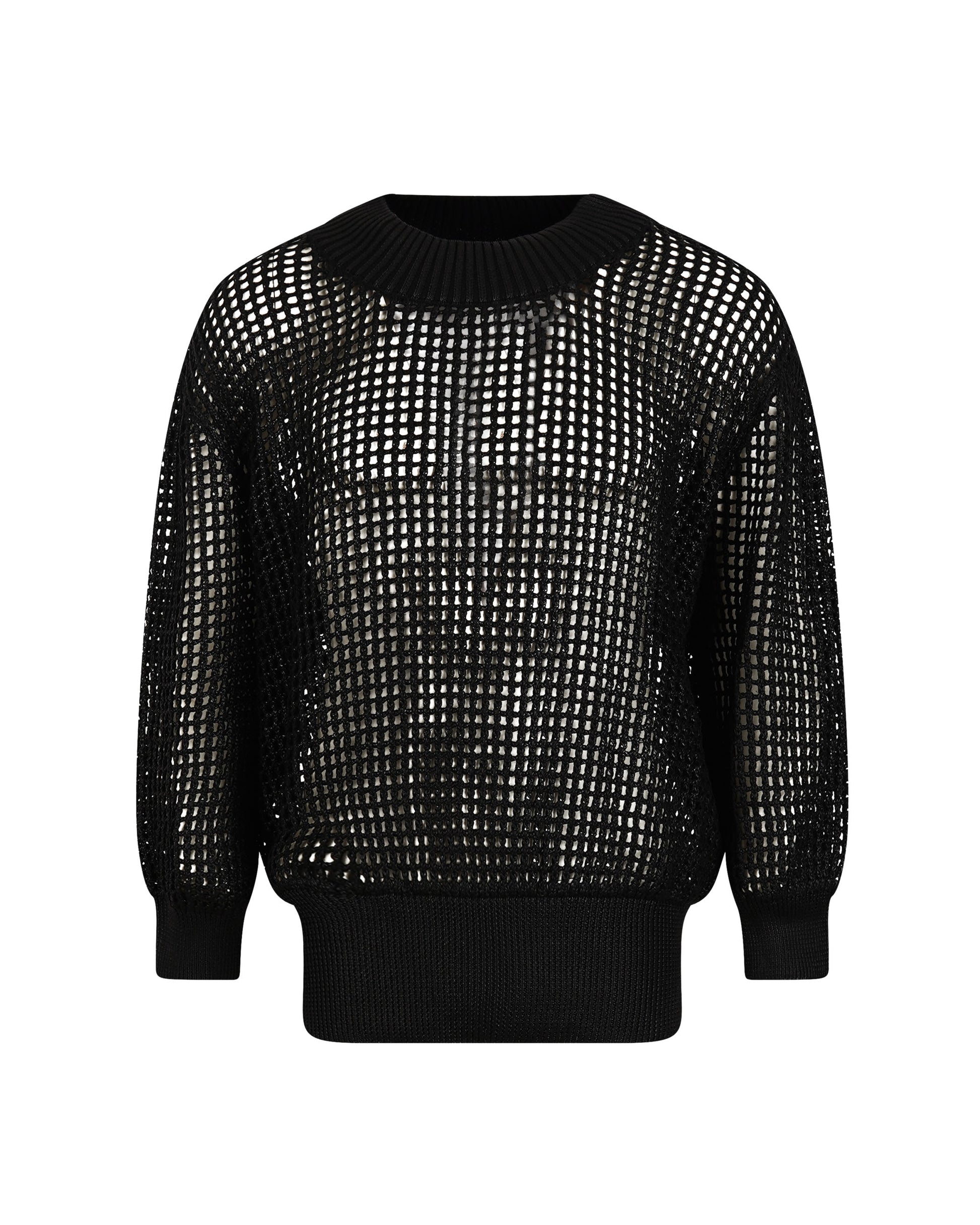 Flat Lay of Fisherman Knit Sweater by Mind Less